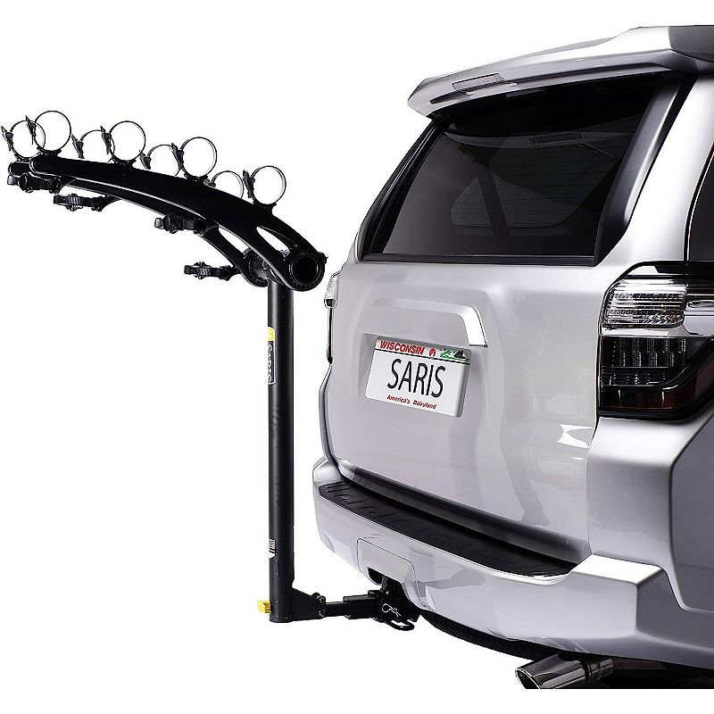 Saris Bones Hitch Bike Rack， Bike Rack for Cars and SUVs， 4-Bikes