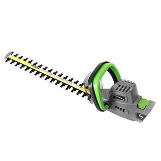 Earthwise 8 in. 7 Amp Electric Chainsaw and 18 in. 4.5 Amp Hedge Trimmer with Pole Attachment (4-Tools in-1) CVP41810