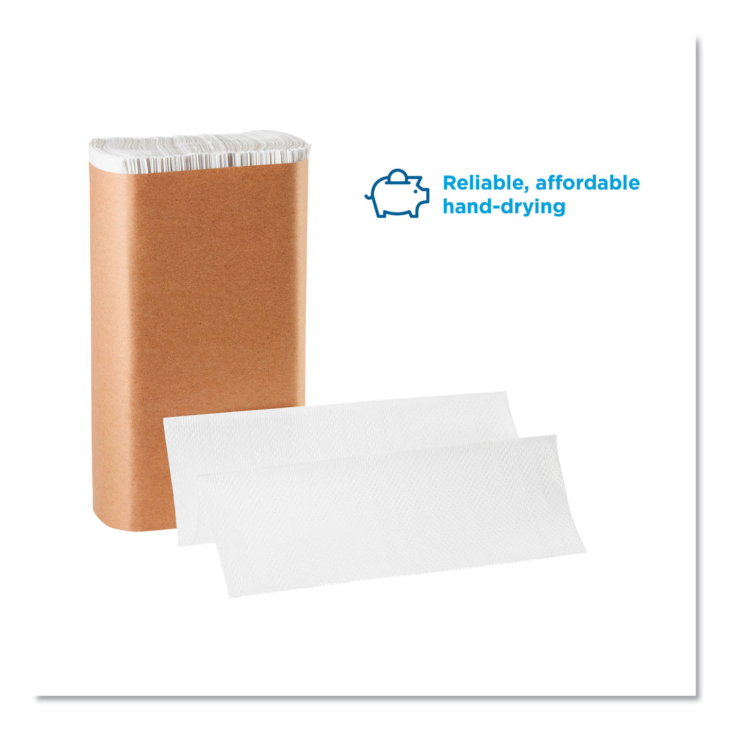 Pacific Blue Basic M-Fold Paper Towels by Georgia Pacificandreg; Professional GPC24590