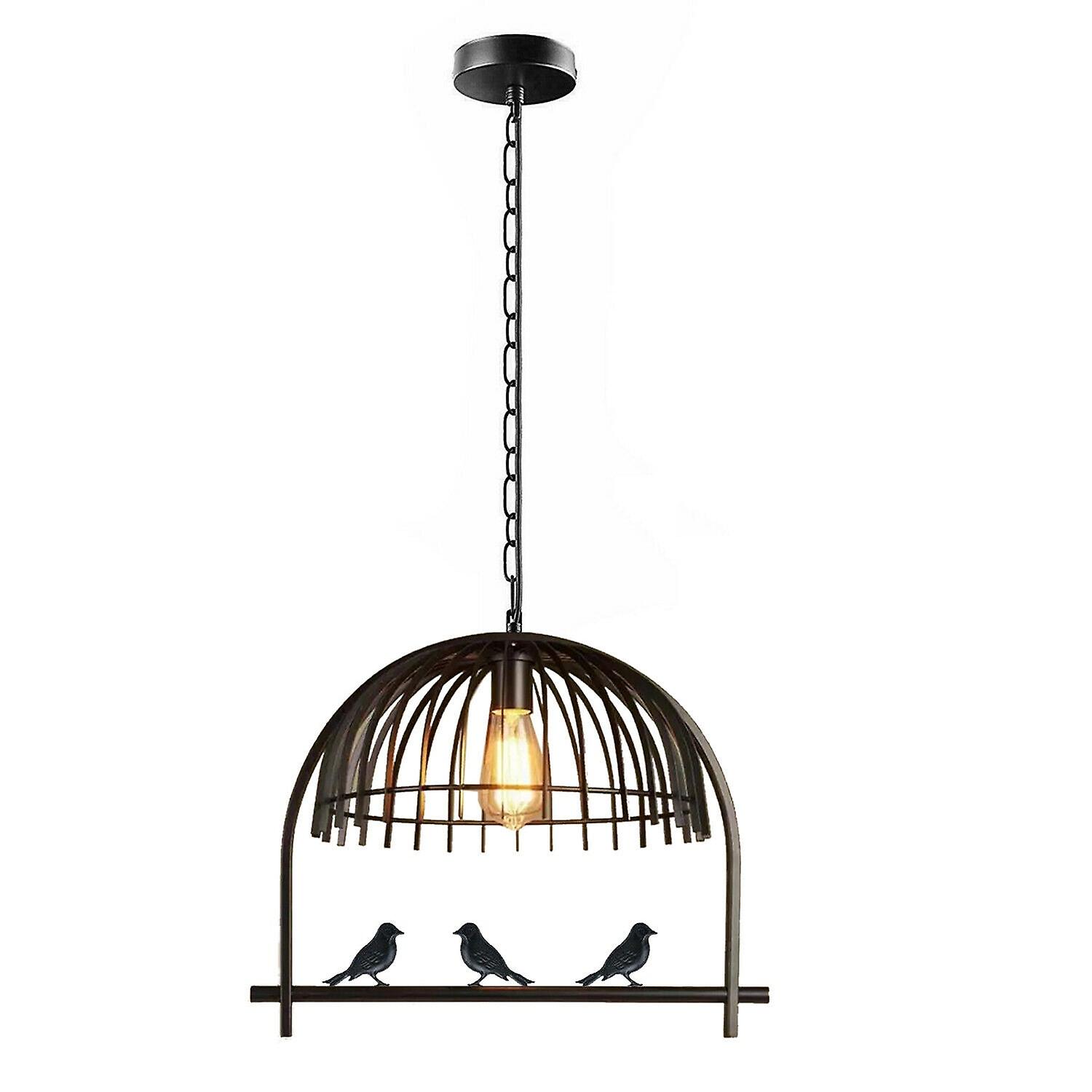 Modern retro industrial bird cage hanging pendant light e26~1460