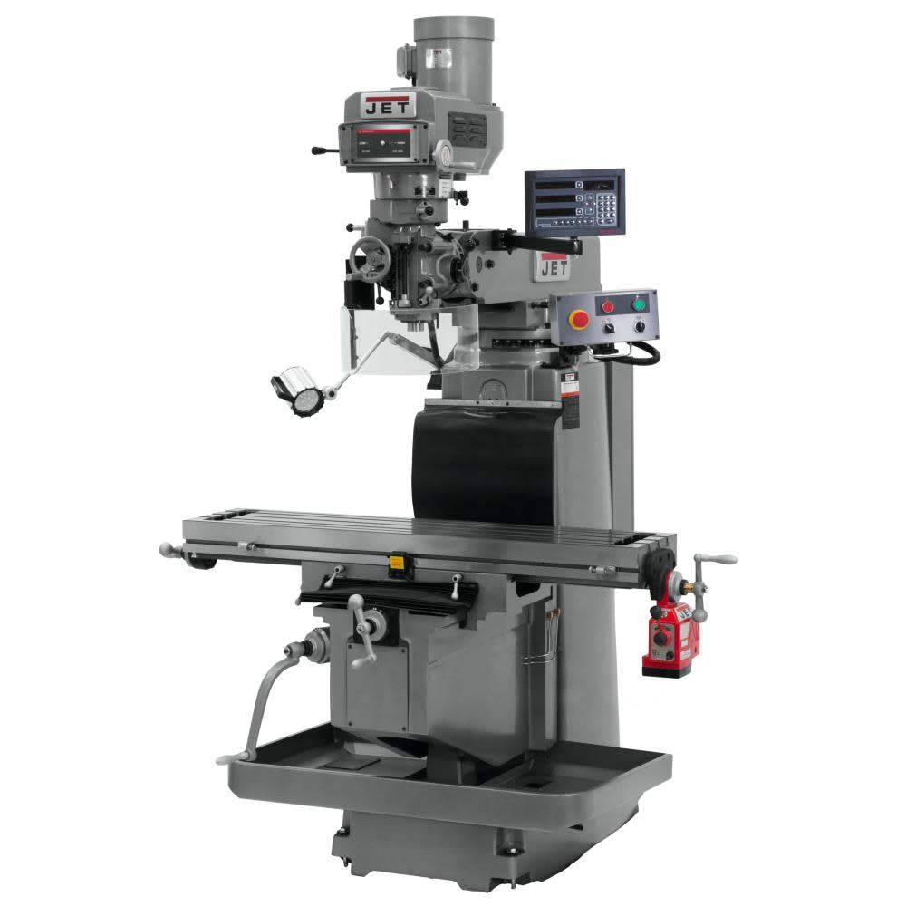 JET JTM-1254RVS DP700 3X-Q X PFD Vertical Milling Machine 698138 from JET