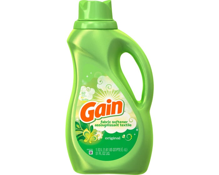 Gain Liquid Fabric Softener Original 51oz 60LD