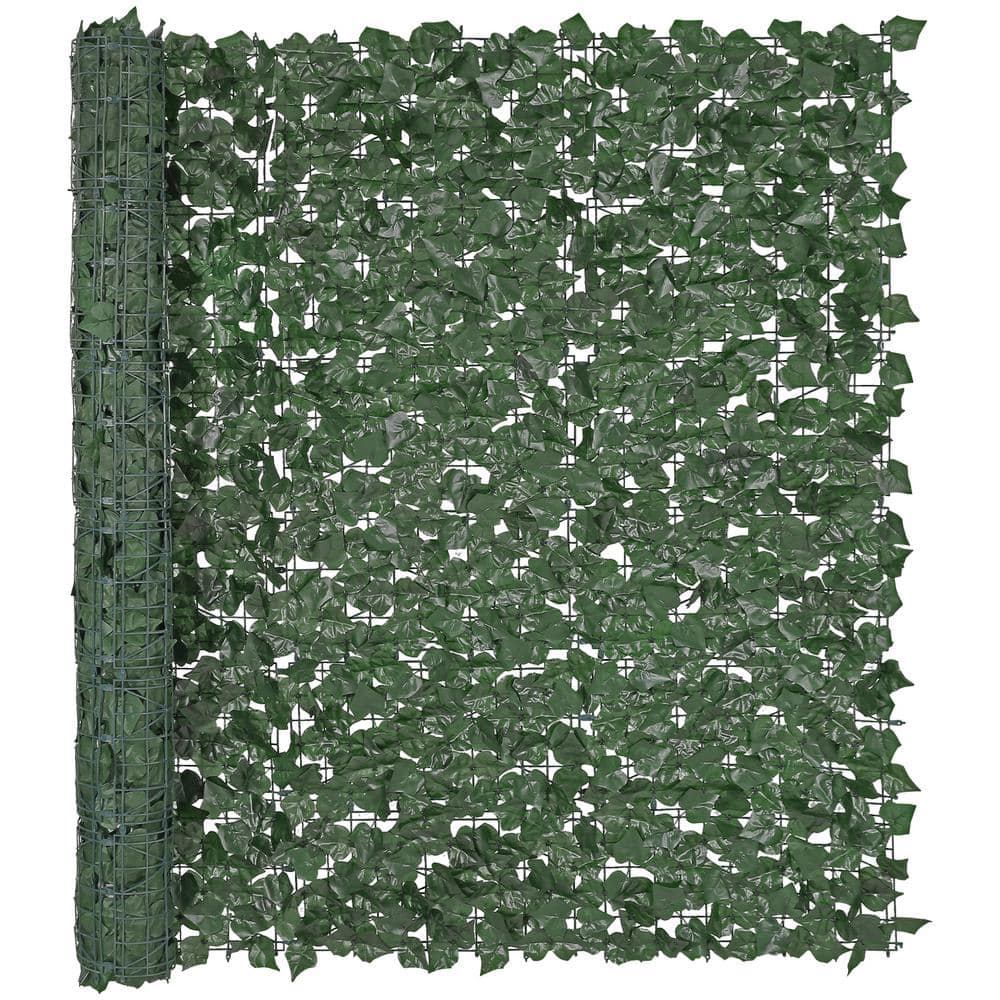 VEVOR Ivy Privacy Fence 59 x 98 in. Artificial Green Wall Screen Greenery Ivy Fence Faux Hedges Vine Leaf Decoration WLSRZ59X981PCY2MOV0