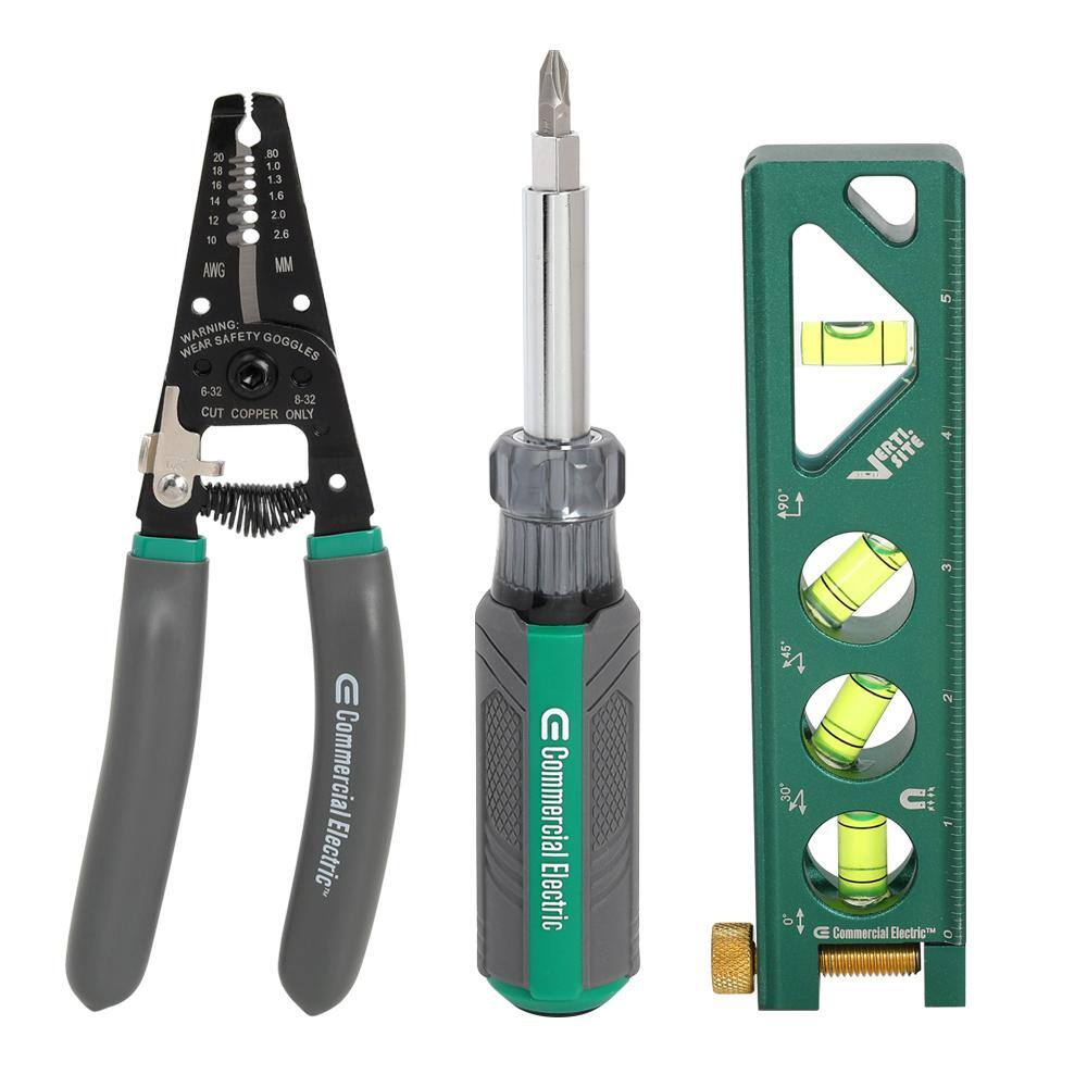 Commercial Electric Electrician's Tool Set (3-Piece) CE220302