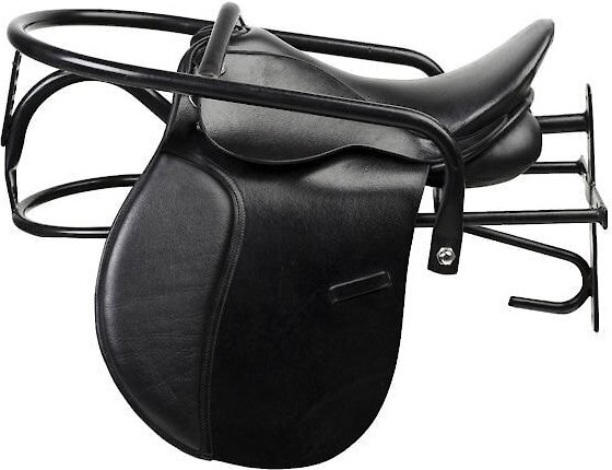 Horze Equestrian Lockable Horse Saddle Rack