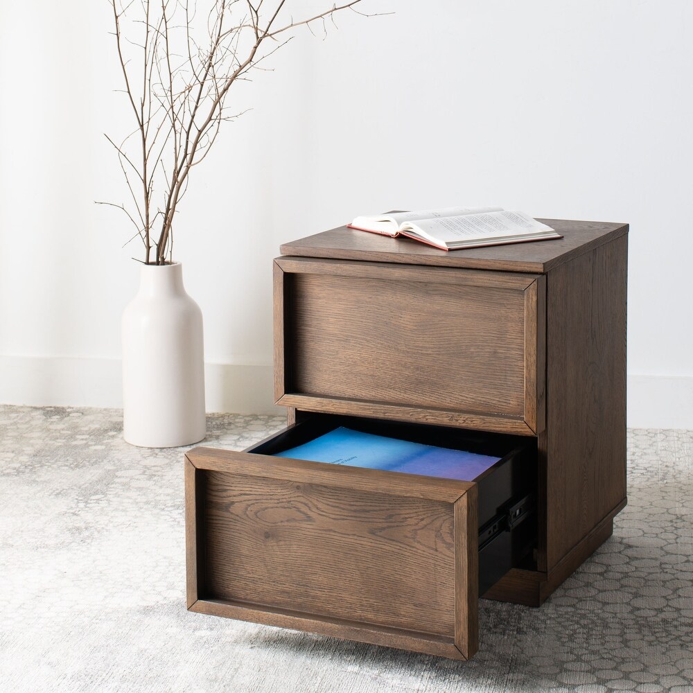 SAFAVIEH Couture Zeus 2 Drawer Nightstand.