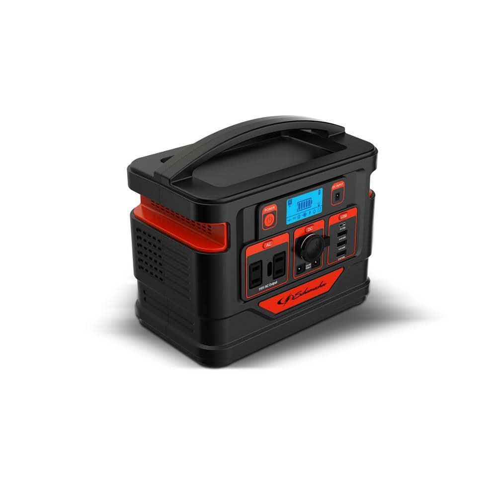 Schumacher Electric Schumacher 330 Wh Portable Lithium Power Generator Fuel and Fume Free 200W Pure Sine Wave Inverter