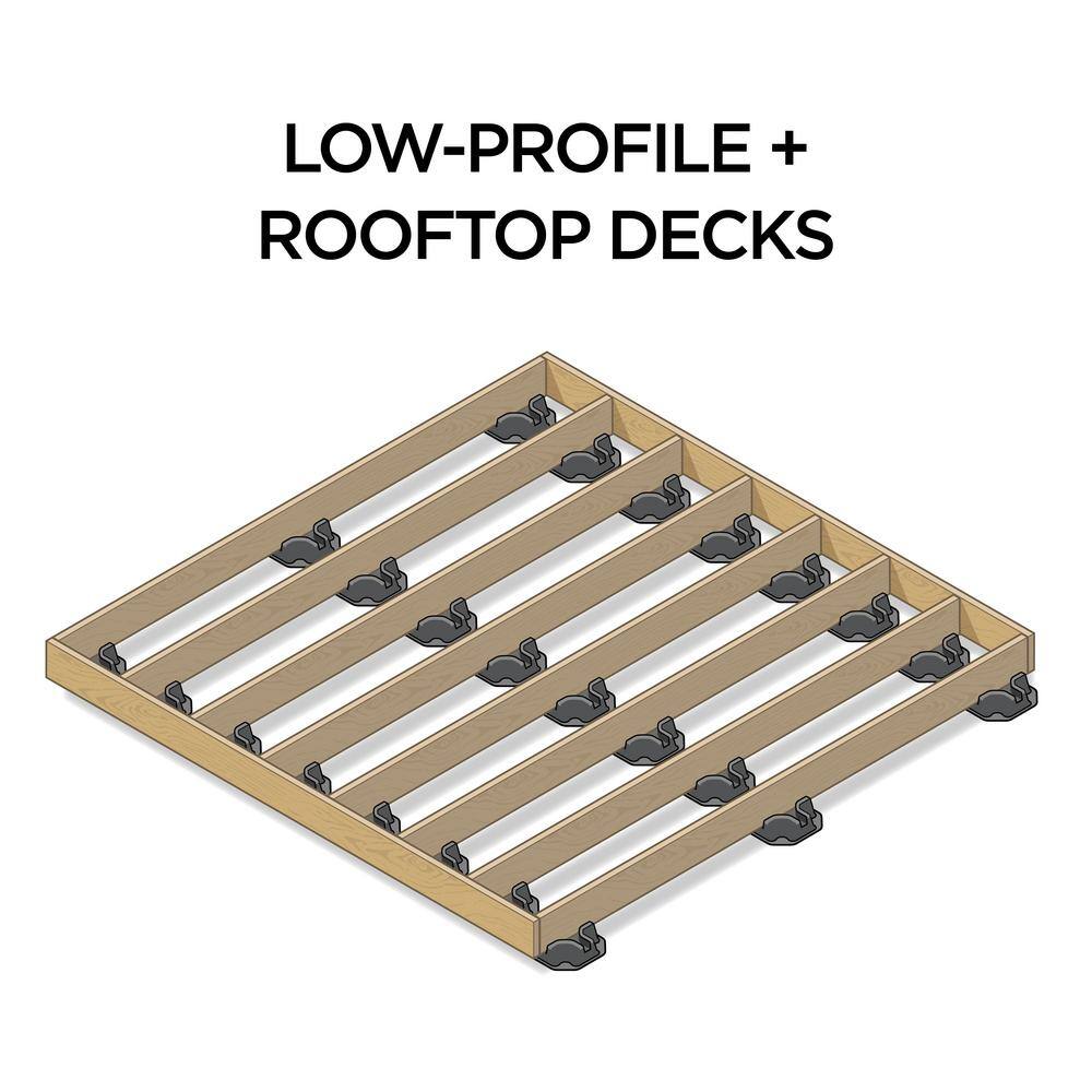 CAMO 15.75 in. x 15.75 in. 3.5 in. Block Heavy-Duty Polyolefin Deck Block 0420001