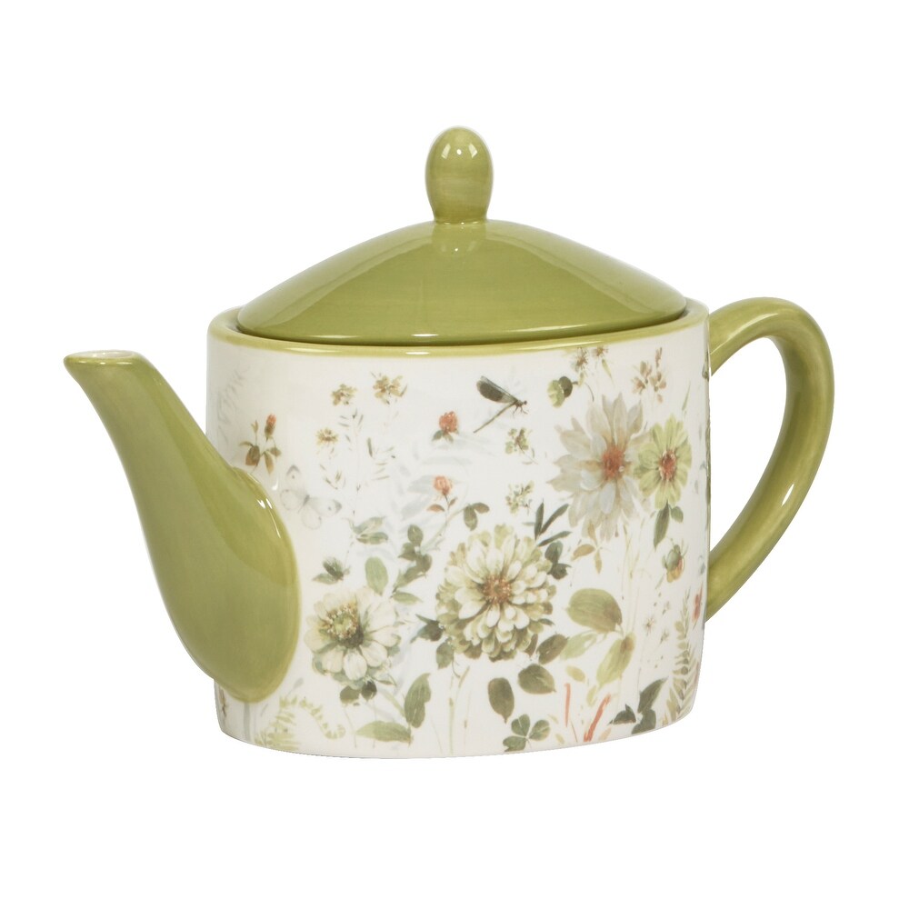 Certified International Green Fields 36 oz. Teapot   36 oz