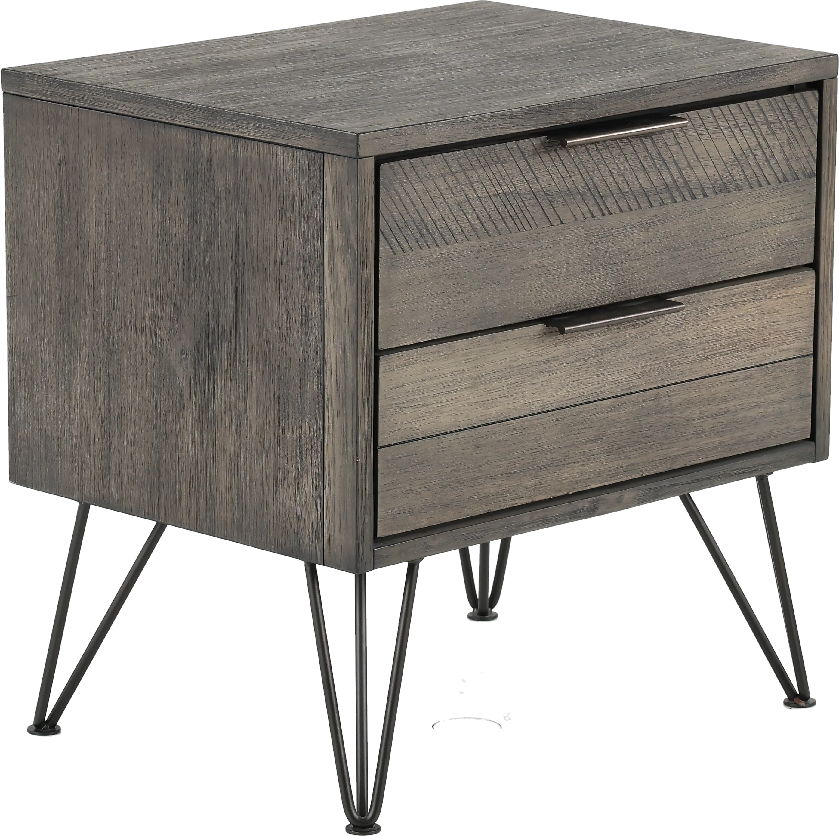 Urbanite Gray Nightstand