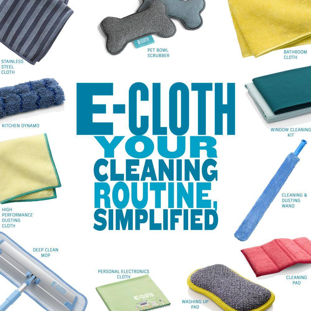 E-Cloth 16 in. x 20 in. Bathroom Cleaning Kit (2-Piece) 10604M