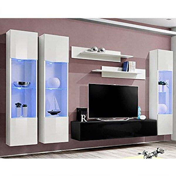 Fly CD3 30TV Wall Mounted Floating Modern Entertainment Center