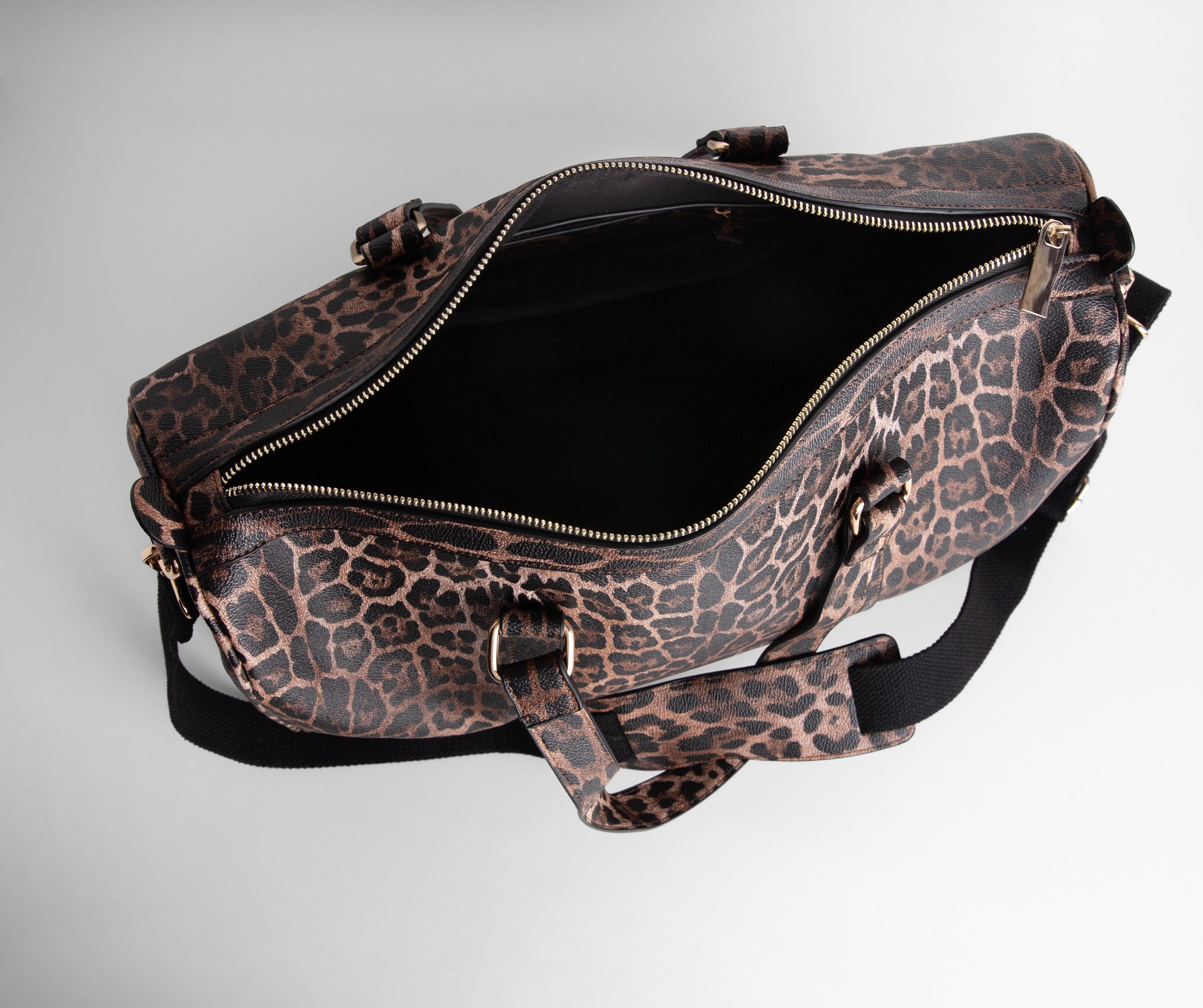 Leopard Print Weekender Duffle Bag