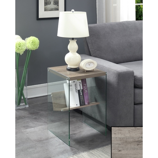 Porch and Den Urqhuart Glass End Table