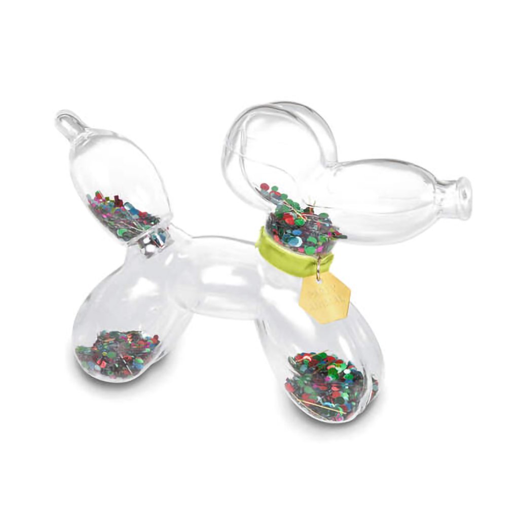 Hallmark  Confetti-Filled Glass Balloon Dog