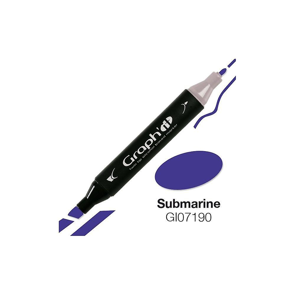 Graph'It Double Tip Marker - Submarine