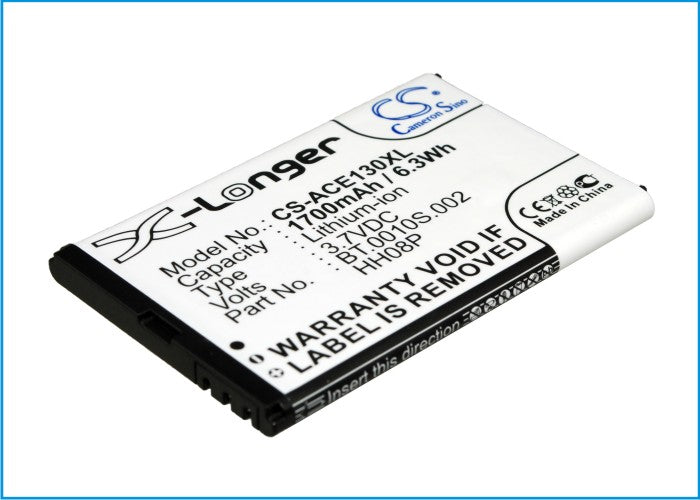 Acer Acer beTouch E130 B beTouch E130 beTouch E140 Replacement Battery BatteryClerkcom Mobile Phone