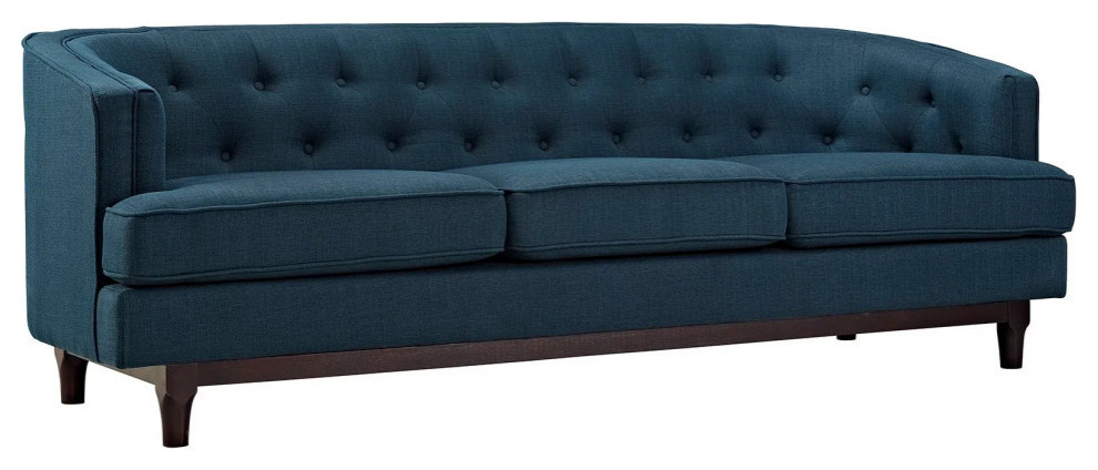 Violet Azure Living Room Set Set of 2   Midcentury   Living Room Furniture Sets   by V.S.D Furniture  Houzz