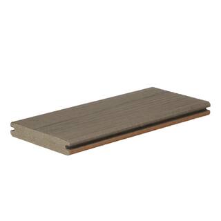 TimberTech Composite Legacy 54 in. x 6 in. x 1 ft. Grooved Espresso Composite Sample (Actual: 0.94 in. x 5.36 in. x 1 ft.) SAMP-LC12E