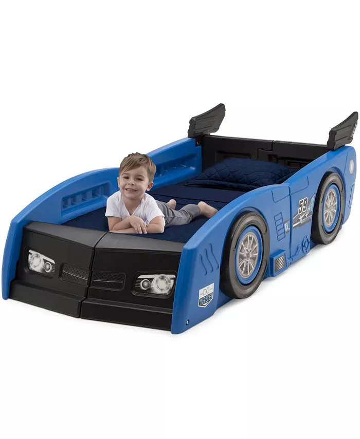 Delta Children Grand Prix Race Car Toddler and Twin Bed