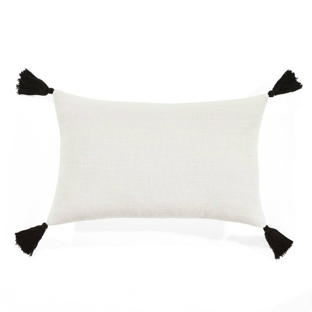 x27 let x27 s Cuddle x27 Family friendly Lumbar Throw Pillow Cover White Lush D cor