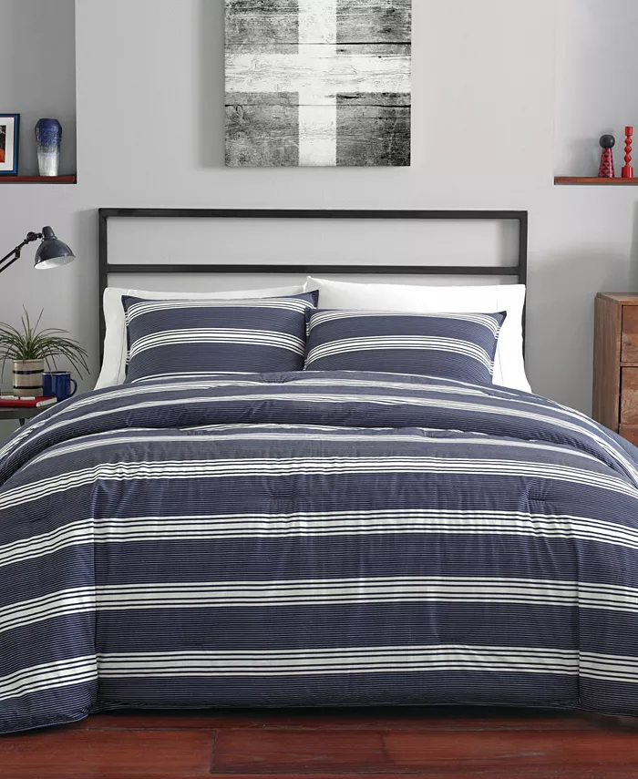 Nautica Craver Reversible 2-Piece Duvet Cover Set， Twin