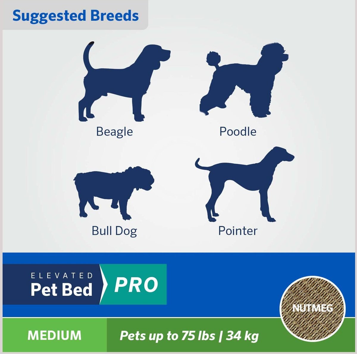 Coolaroo Pro Elevated Dog and Cat Bed