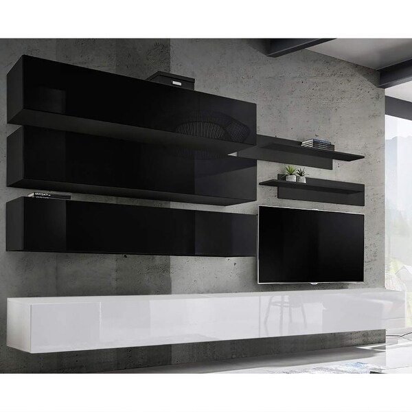 Fly J1 30TV Wall Mounted Floating Modern Entertainment Center