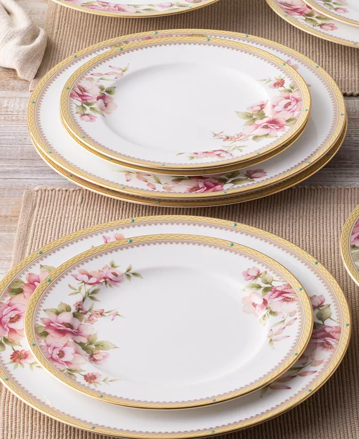 Noritake Hertford Set of 4 Salad Plates Service For 4