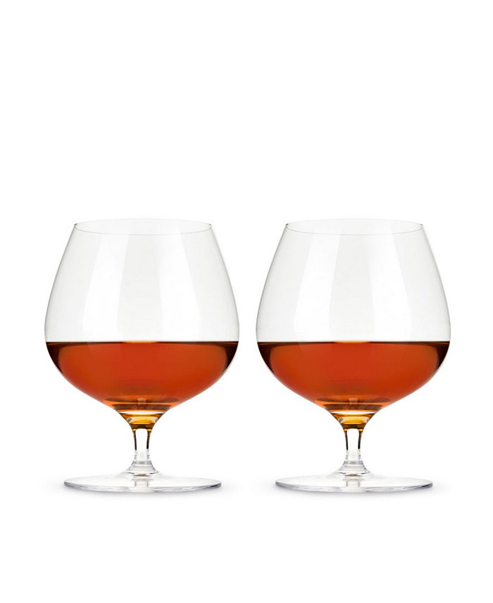 Viski Crystal Wingback Cognac Glasses Set of 2 17 Oz