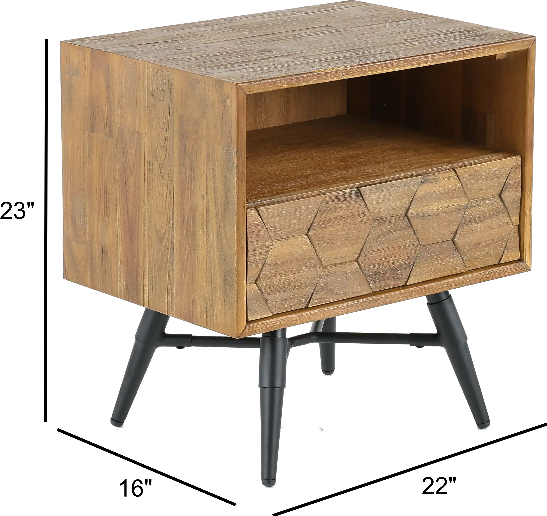 Testa Brown Nightstand