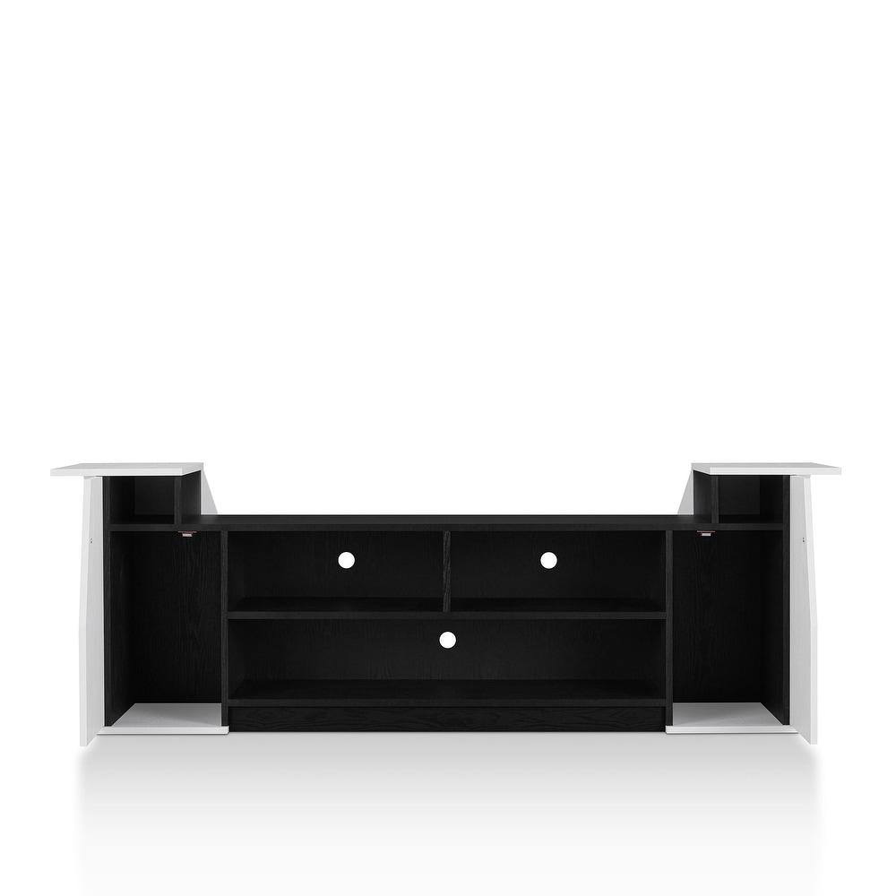 Tai Contemporary 71 inch 3 Open Shelf TV Console by Furniture of America