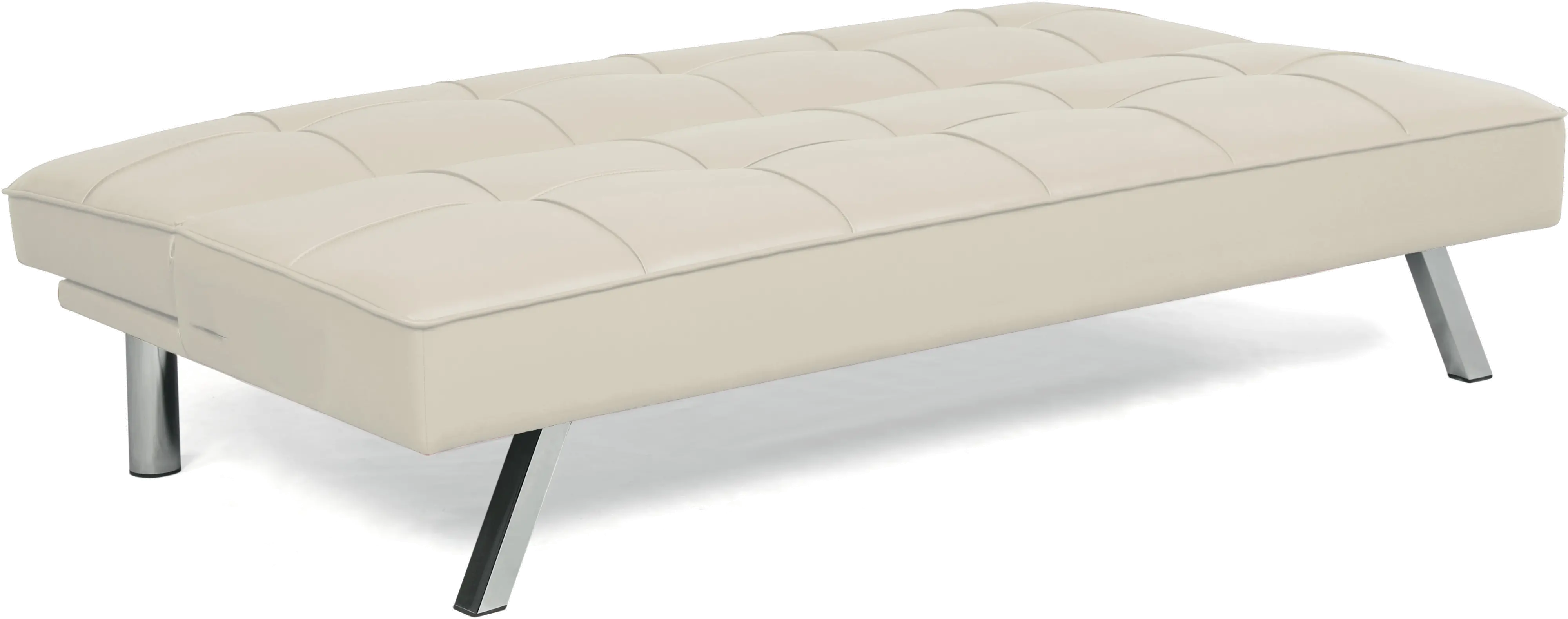 Mia Beige Multi-Functional Sofa Lounger Sleeper by Serta Dream Convertibles