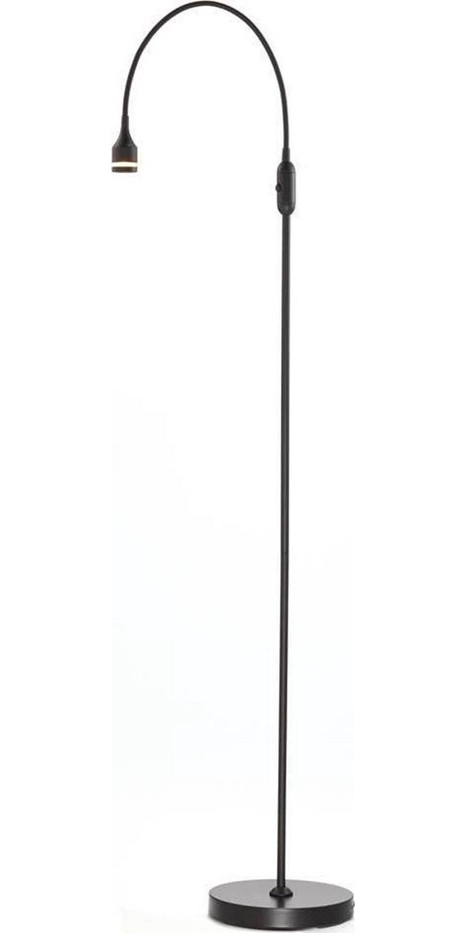 Adesso Prospect LED Floor Lamp， Matte Black