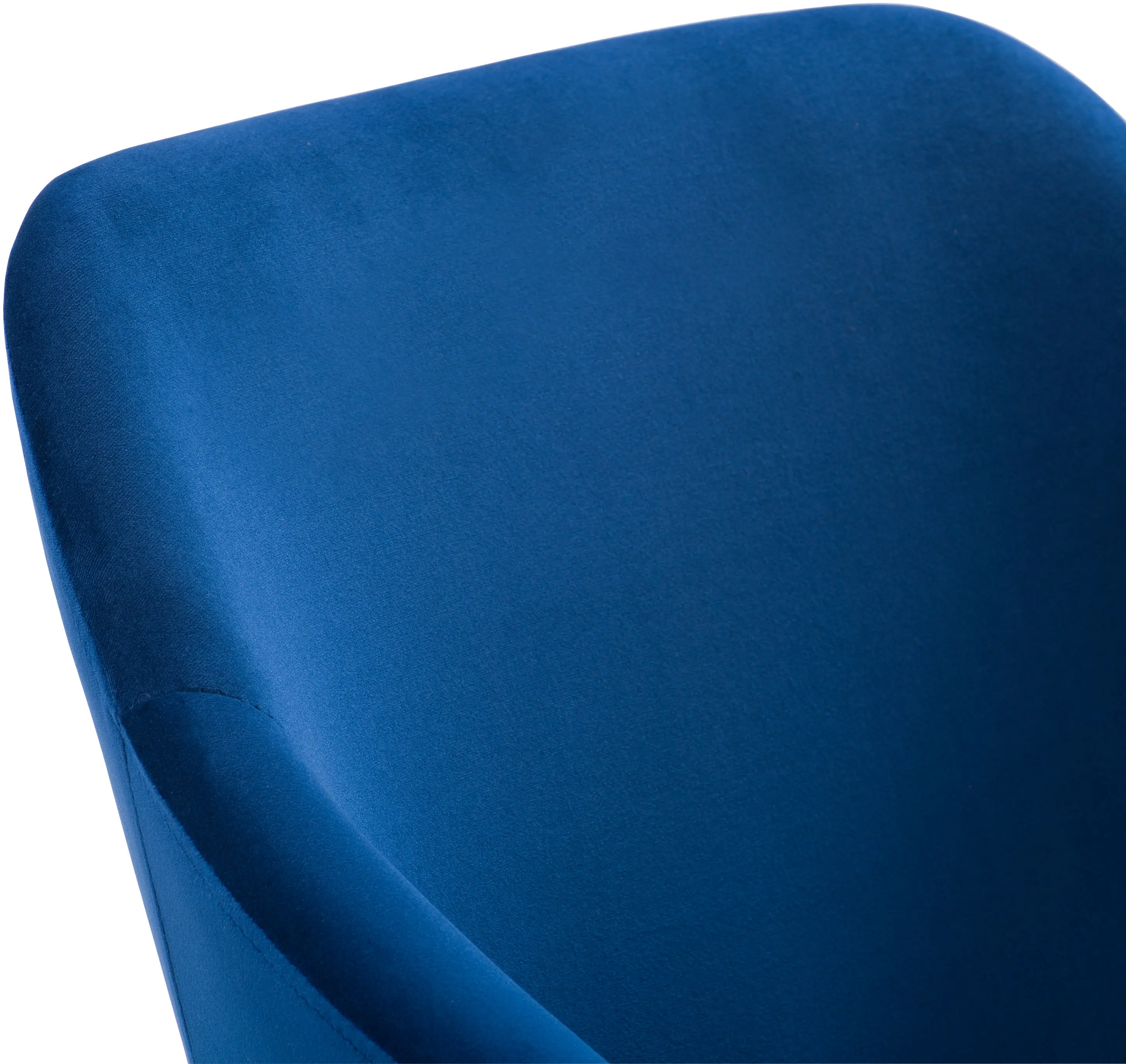 Ayla Navy Velvet Side Chair