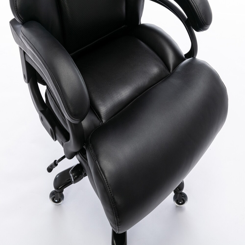 Office Chair Leather Computer Chair for Home Office or Conference.Swivel Desk Chair