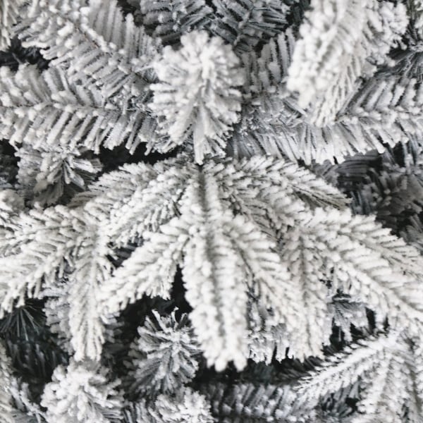 Snow Flocked Christmas Tree 7foot Artificial Pine Tree