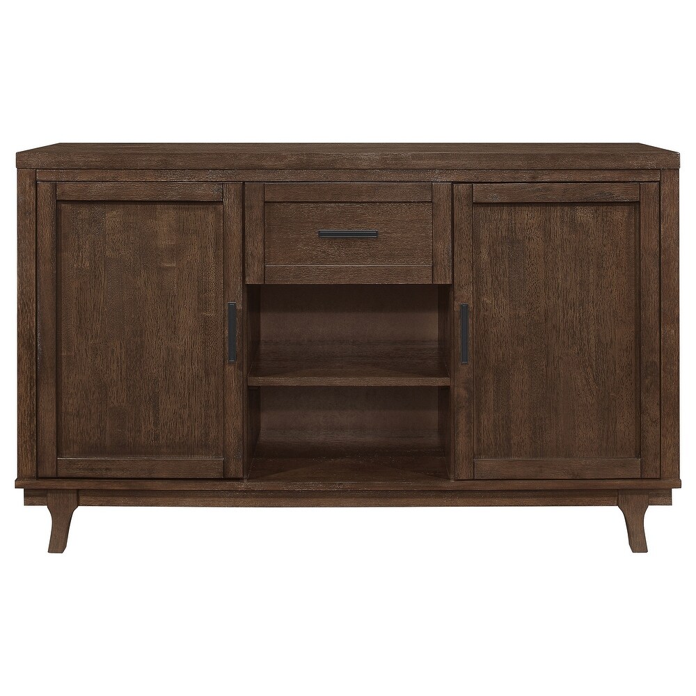 Coaster Furniture Reynolds 2 door Dining Sideboard Server Brown Oak   59.00'' x 17.75'' x 35.75''