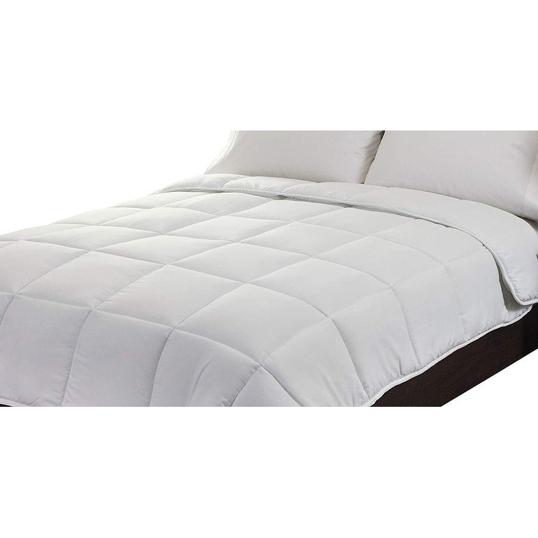 Mastertex Super Soft Comforter Quited Lightweight for All Seasons- King/White