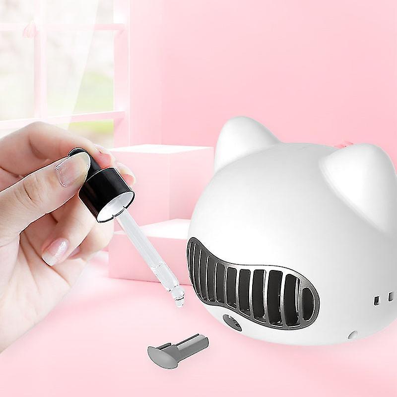 2000mah Mute Portable Bladeless Clip-on Stroller Fan With Essential Oil (10ml)