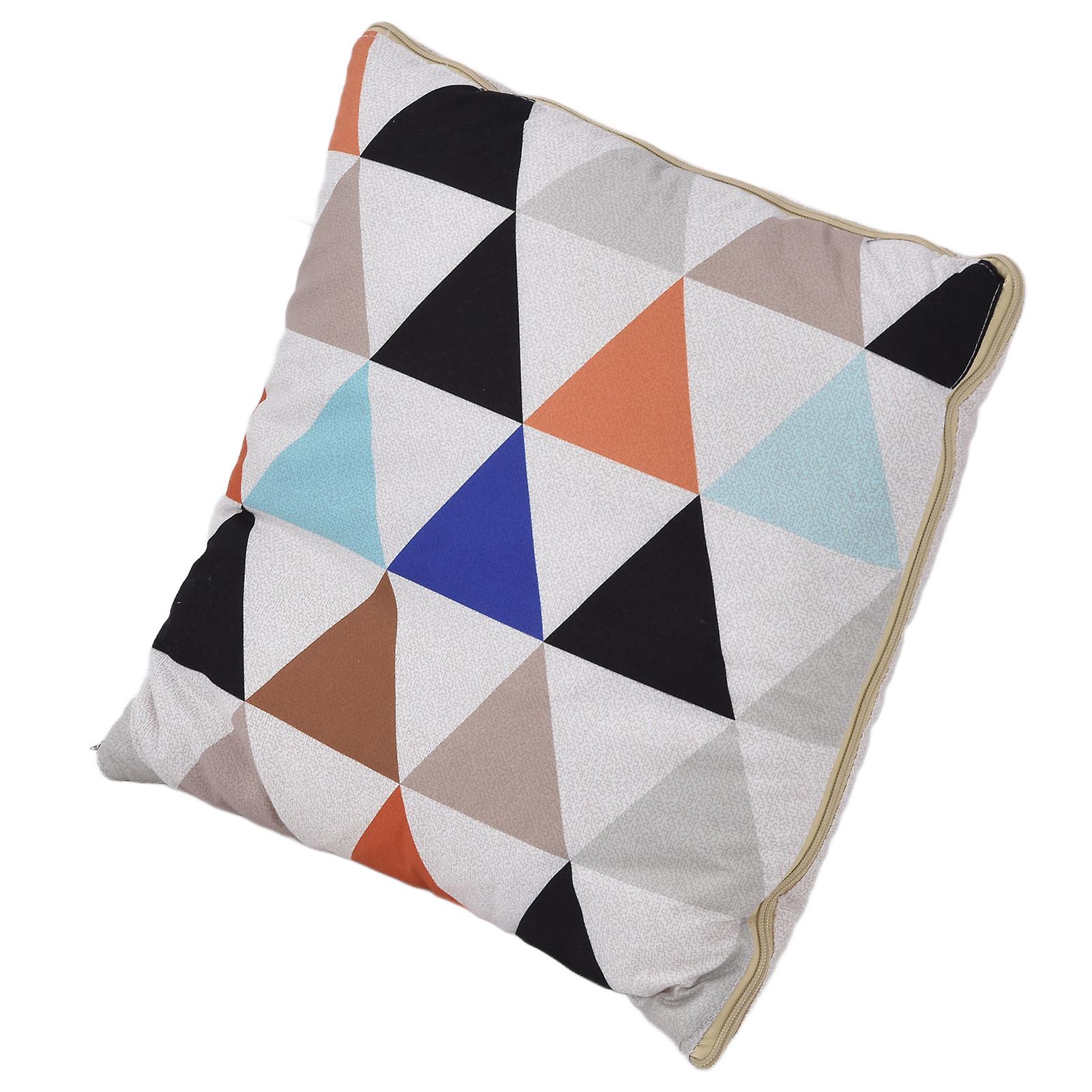 Cartoon Soft Pillow Polyurethane Fiber Foldable 2 In 1 Back Cushion Quilt For Home Car Useb Folded 40x40cm (unfolded 100x150cm)