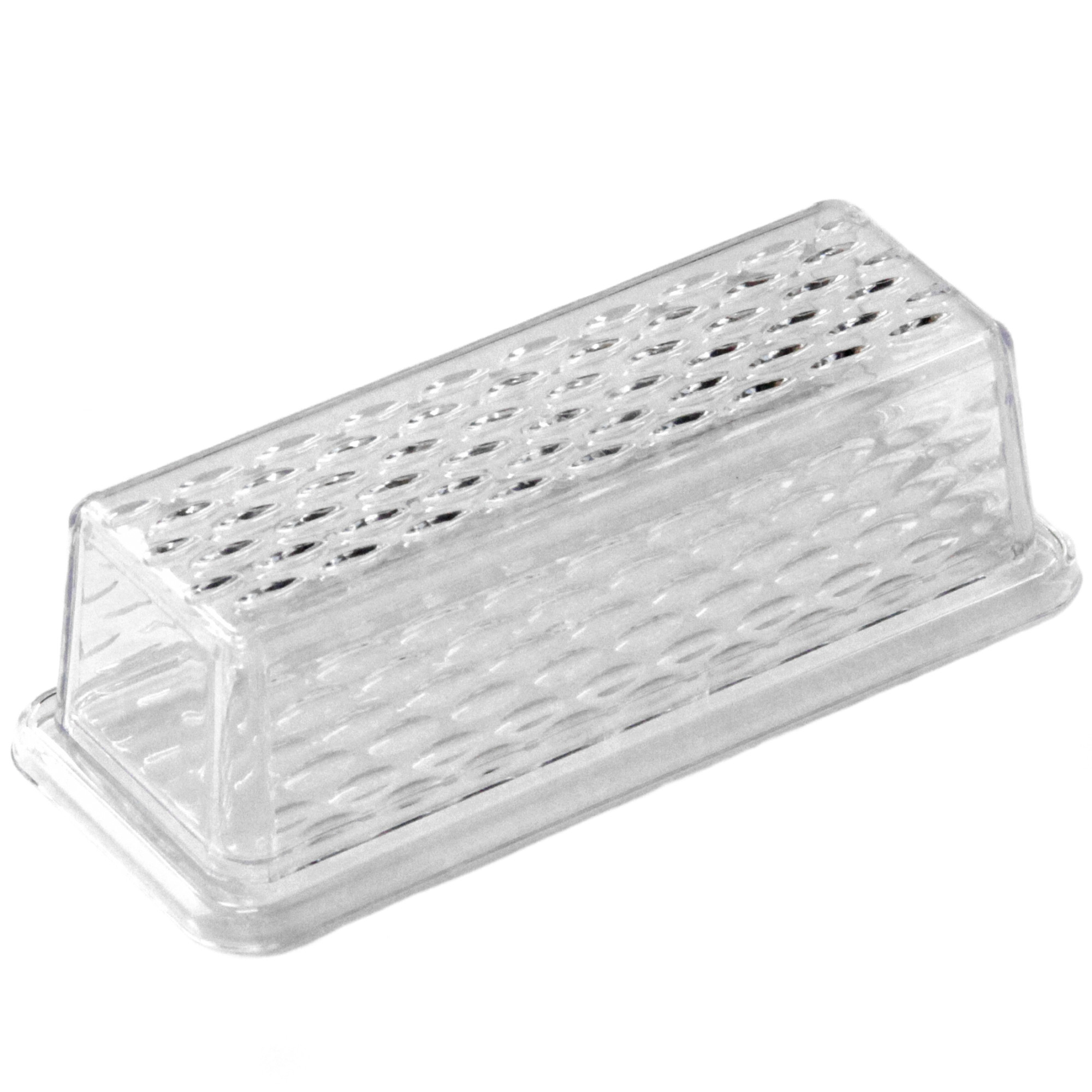 Chef Craft Select Plastic Butter Dish， 7 inches in Length， Clear