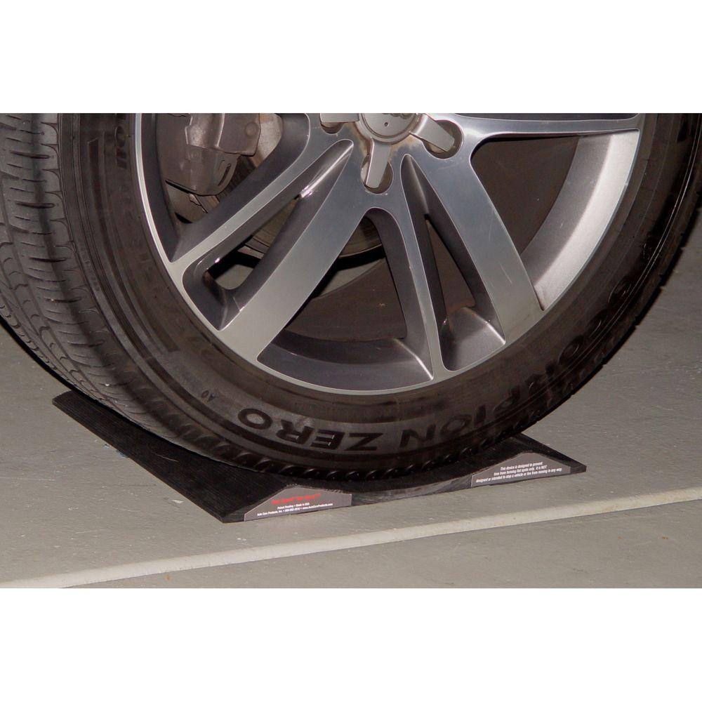 Park Smart Solid PVC 10 in. Wide Large Vehicle Tire Saver Ramps (Set of 2) 95210