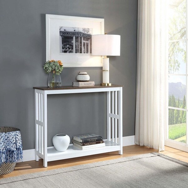 Porch and Den Miro Console Table with Shelf