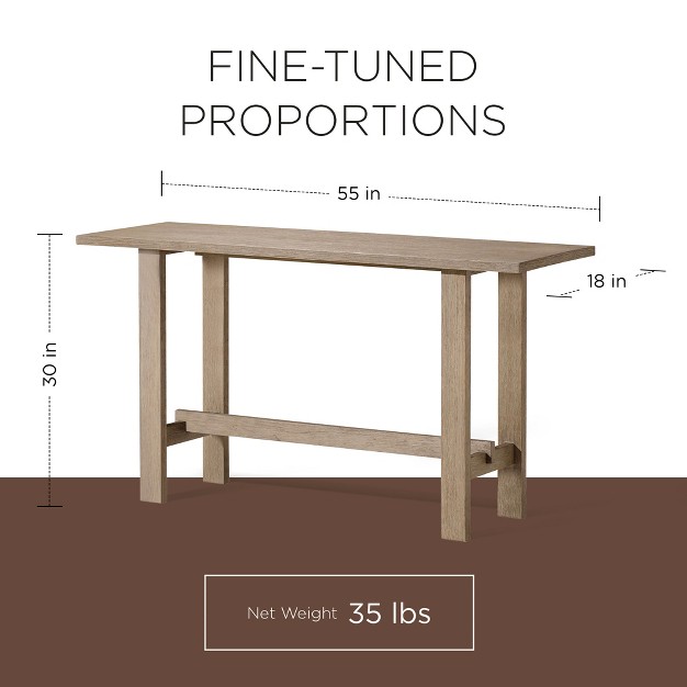 Maven Lane Hera Modern Wooden Console Table