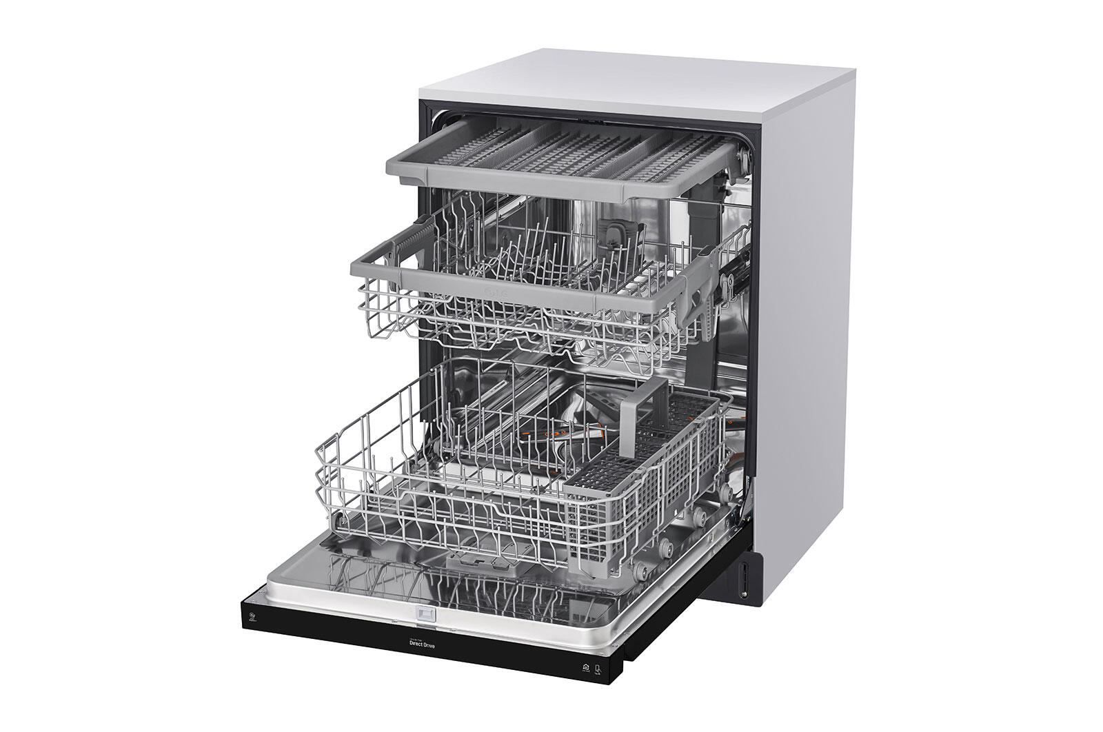 Lg LDFN4542B Front Control Dishwasher With Quadwash™ And 3Rd Rack