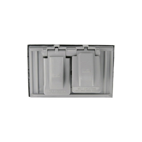 Eaton S1952 SP Receptacle Box Cover  2.87 in Lengt...