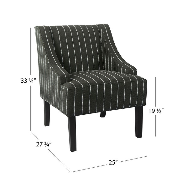 HomePop Classic Swoop Accent Chair