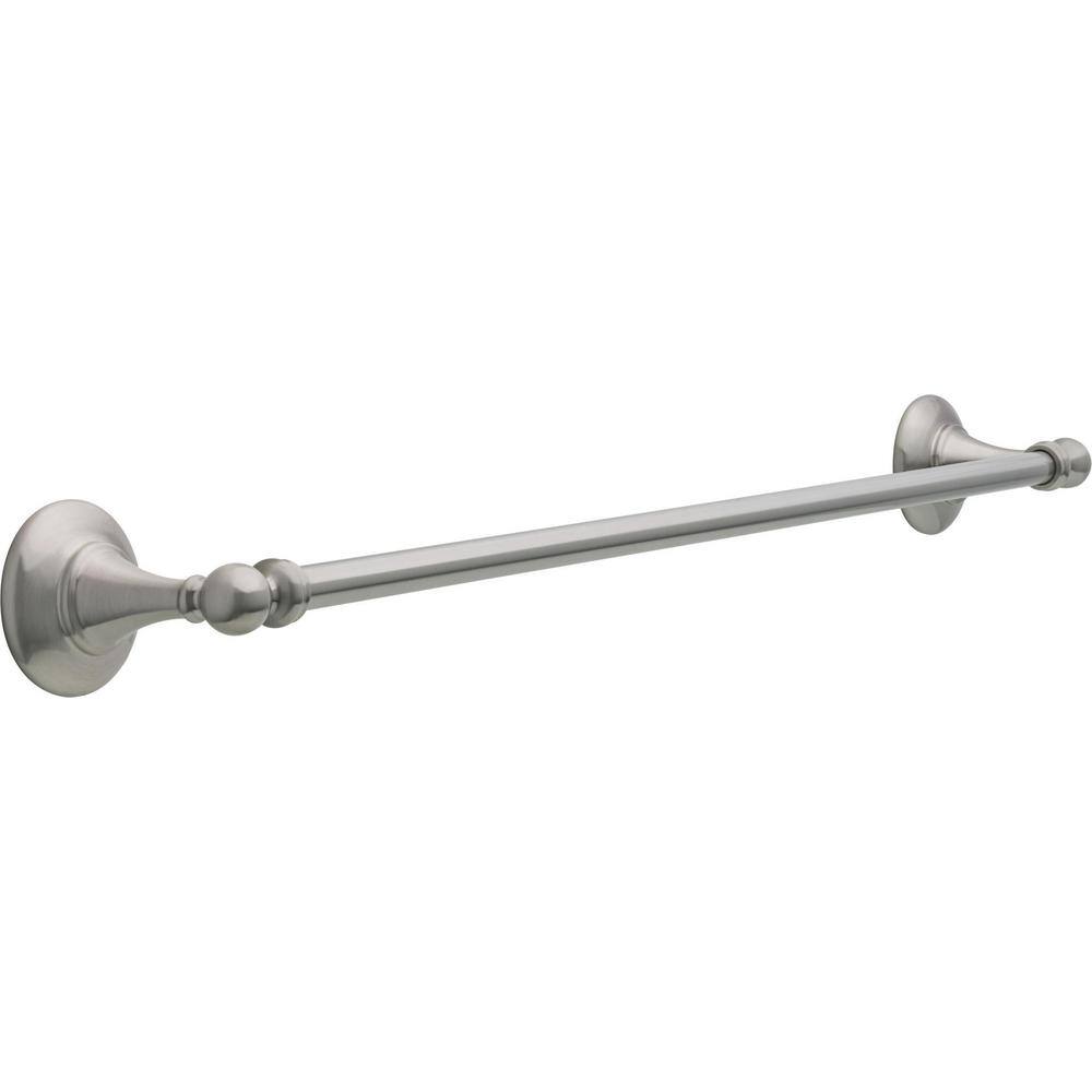 Delta Greenwich II 24 in. Towel Bar in SpotShield Brushed Nickel GRE24-BN