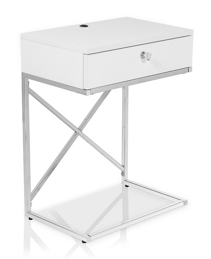 Furniture of America Stelline 1-Shelf End Table